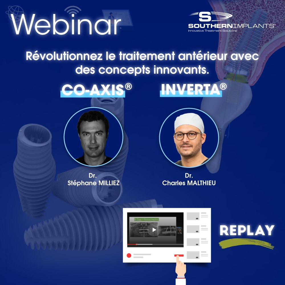 Webinar sur les implants dentaires innovants.