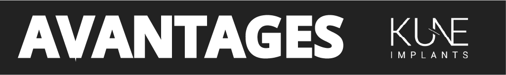 Bannière: Avantages, Kune Implants.
