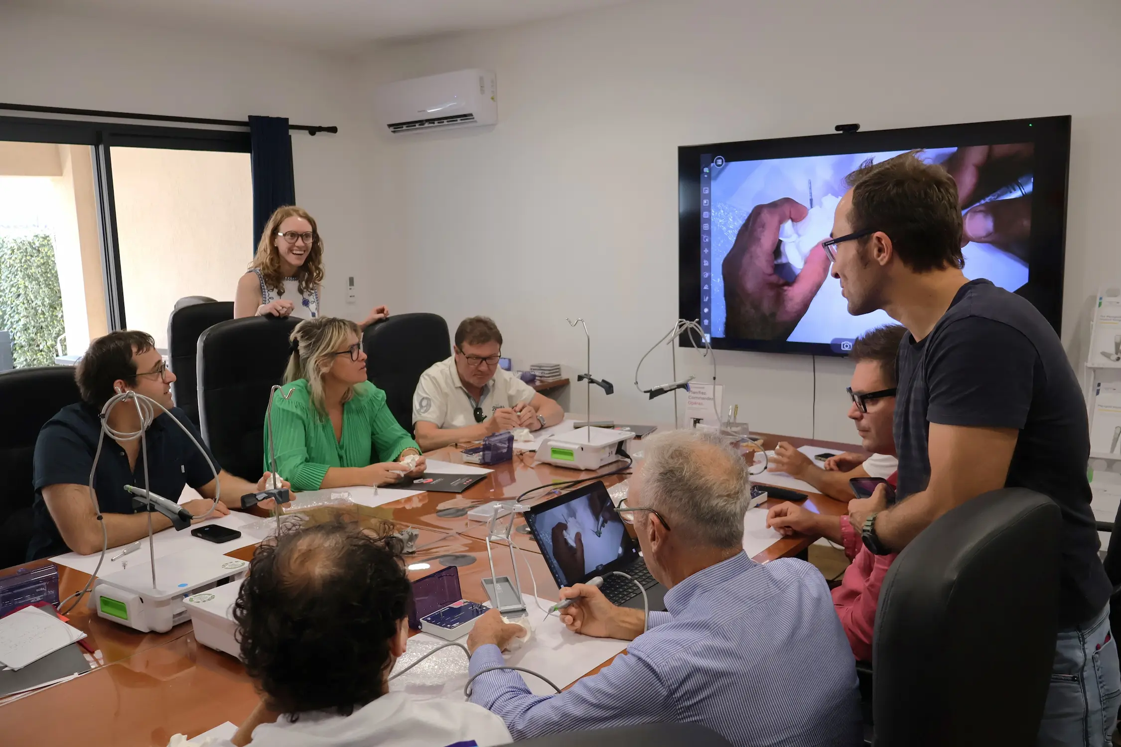 formation ptérygoïdiens Atelier pratique en salle de formation médicale